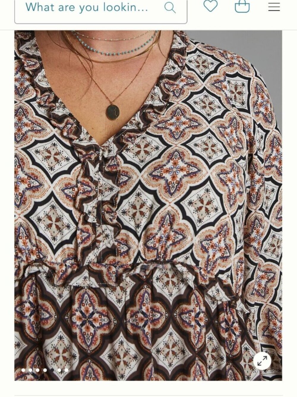 Anthropologie Tiered V-Neck Mini Dress Like new Loose boho Comfy Dress Size  L - Picture 16 of 16